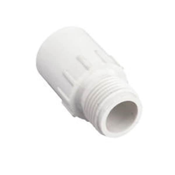 Handson 0.75 SB x 0.75 S in. Smooth Barb Adapter PVC Fitting - HA1188381