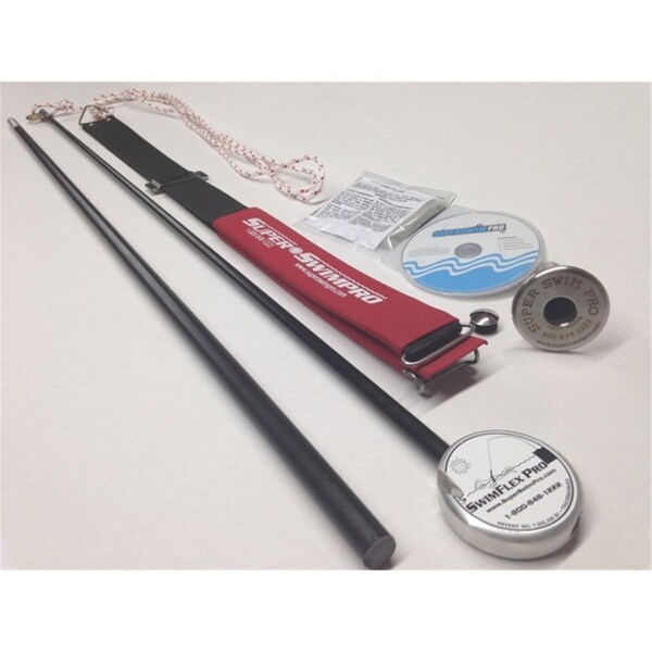 Super Swim 2 Part Pole Swimming Tether System with Stainless Steel In-Deck Base - SU469633