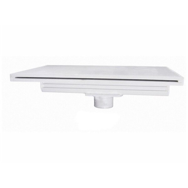 Custom Molded Products Custom Molded  24 in. Waterfall Bottom Port 6 in. Lip; White - CMP25576230000