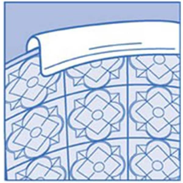 Blue Wave NL107-30 24" Liner Coping Strips 43 Pack for 18 x 33' Oval Pool - NL107-30