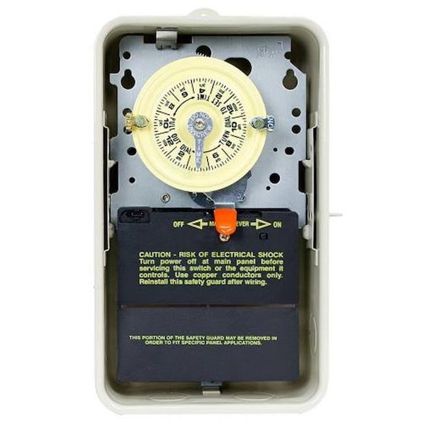Intermatic Intermatic T104R3 220V Indoor & Outdoor Timer Switch in Metal Enclosure - T104R3
