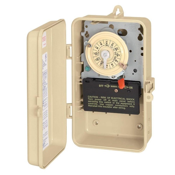 Intermatic Intermatic T101R3 110V Indoor & Outdoor Timer Switch in Metal Enclosure; Beige - T101R3
