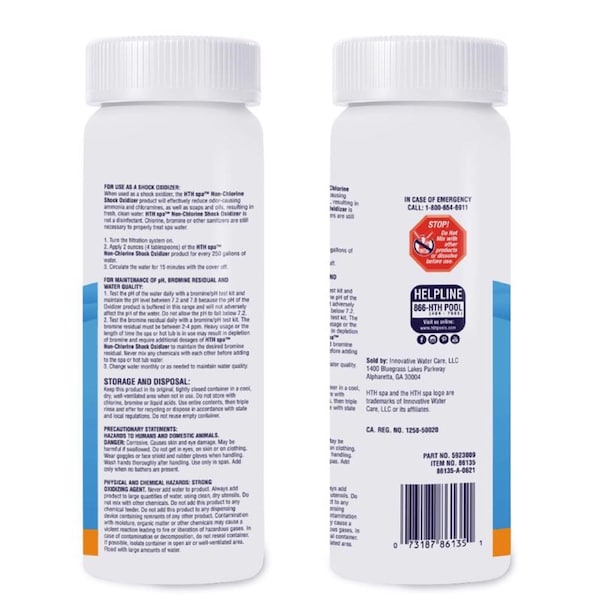 Hth HTH Spa Non-Chlorine Shock 2.2 lb - 86135