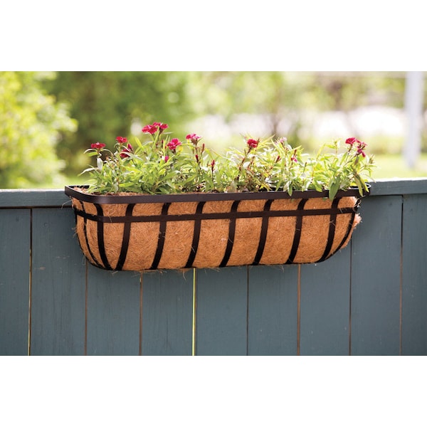 Living Accents Living Accents Steel Deck Planter Black - 88557