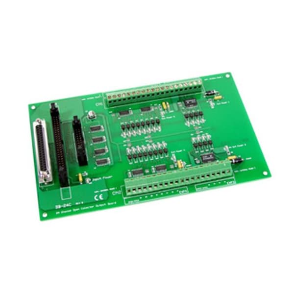 Icp Das 24-channel open-collector output board with 1 meter 37-pin D-Sub cable - DB-24C/D