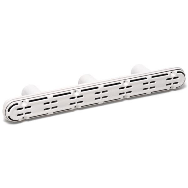 Powerhouse 32 in. Anti-Entrapment VGB Channel Drain with 3-Port Sump, White - PO3333063