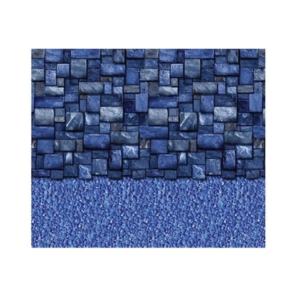 Latham Plastics 24 ft. Round Blue Slate 52 in. EZ-Bead Liner - Standard Gauge - LA5RB2400BS2STX