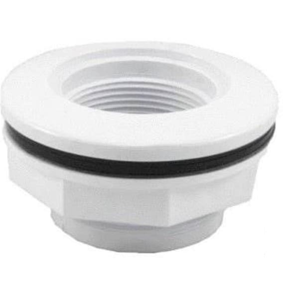 Green Arrow Equipment 1.5 in. Fip Vinyl Pool in & Out Fitting - Black - GR973112