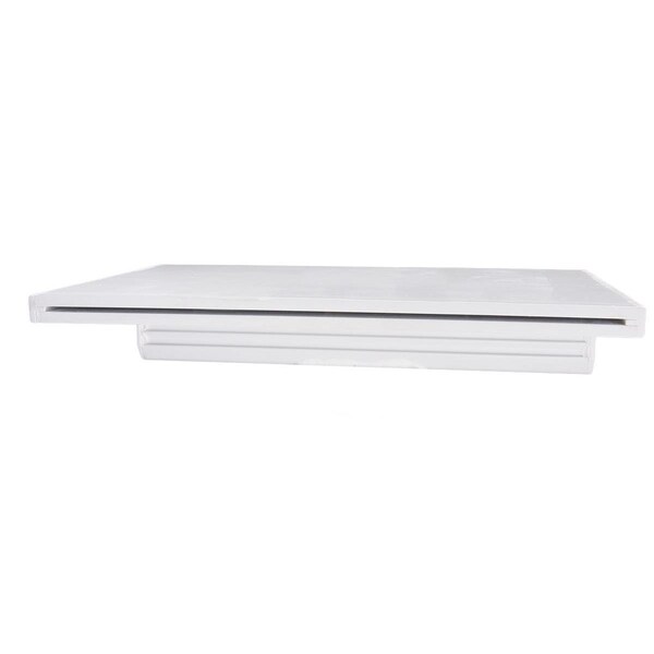 Strike3 24 x 6 in. Natural Wonders Lip Waterfall Bottom Feed; White - ST1404057