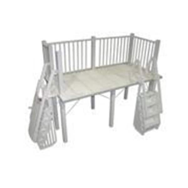 Kento Gear 5 x 10 ft. Above Ground Swimming Pool Resin Side Deck Kit - KE2845822