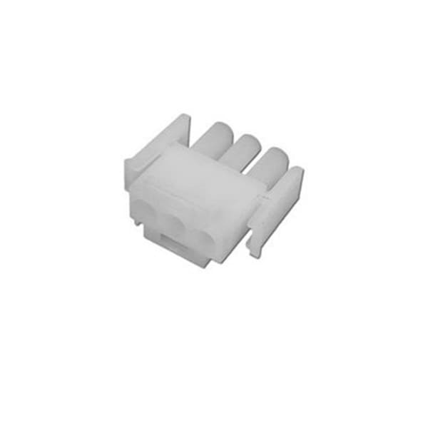 Perfectpitch 3 Pin Male Amp Plug - White - PE1189570