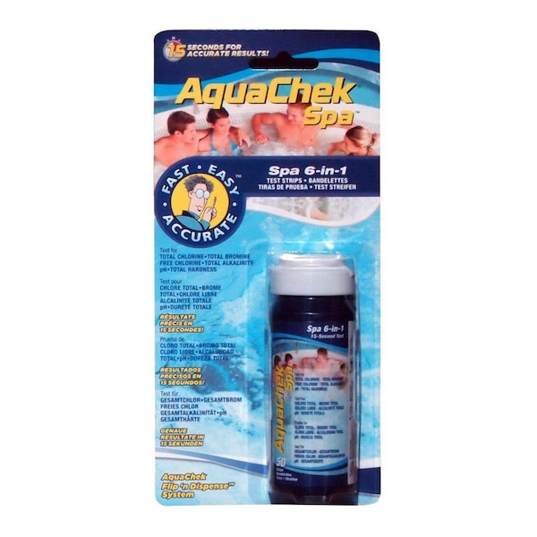 Hach 6-in-1 Test Strips for Spas & Hot Tubs - HA60273
