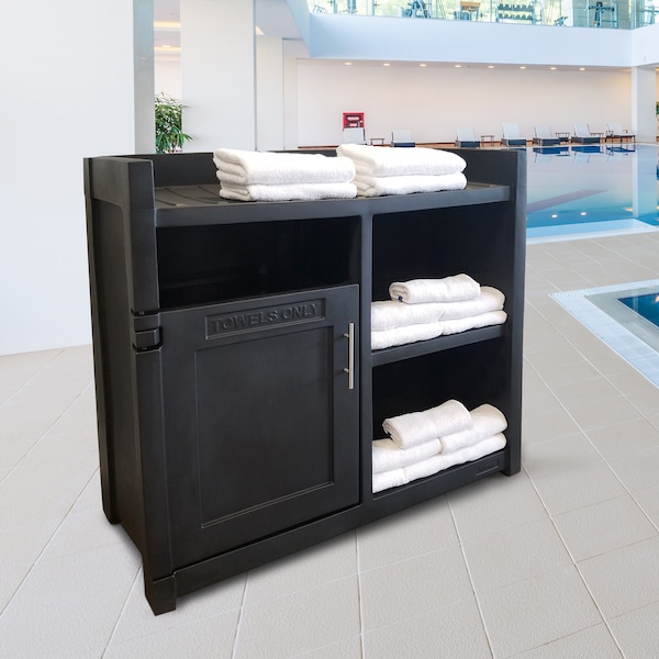 Mayne Fairfield Towel Valet - Black - 8855-B