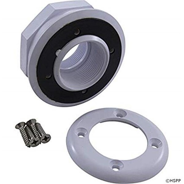 Super-Pro Super-Pro 25522-000-000 1.5 in. Vinyl Fiberglass FIP Inlet & Locknut Fitting - 25522-000-000