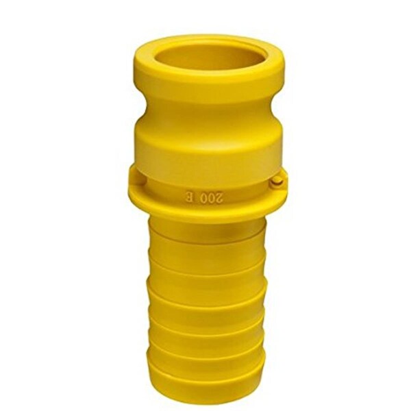 Slugfest Supplies 2 in. Quick Coupling Glass & Reinforced Nylon Male Adapter - SL197949