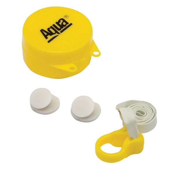 Aqua Leisure Aqua Swim Assorted Rubber Ear Plugs and Nose Clip - AQA1951