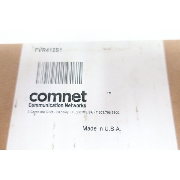 Comnet 4 Channel Digital Video Receiver Ethernet and Communication Module - FVR412S1