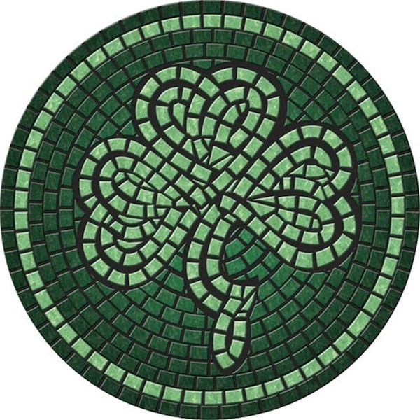 Poolmats Celtic Shamrock Poolsaic 29 inches 67B00-00076 - 67B00-00076