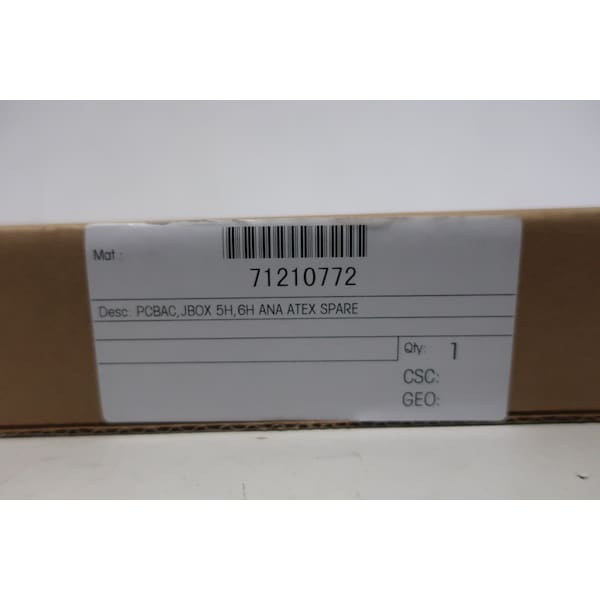 Mettler - Toledo Jbox 5H 6H Ana Atex Spare Pcb Circuit Board - 71210772