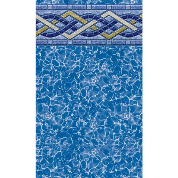 Newalthlete 18 ft. Round Brighton Prism 52 in. Uni-Bead Above Ground Pool Liner - NE3323051