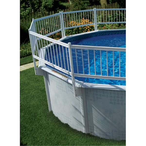Ocean Blue Water Products Above Ground Maintenance Free Resin Fence Kit - 310501