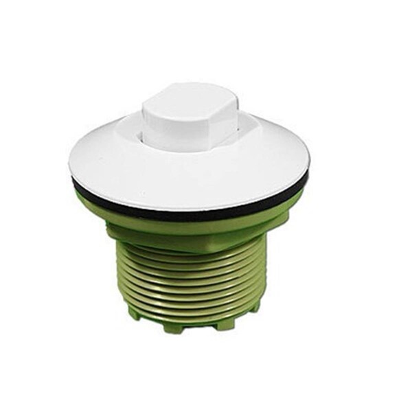 Water World 1.75 x 2.5 x 1.75 in. Contemporary Air Button; White - WA1188862