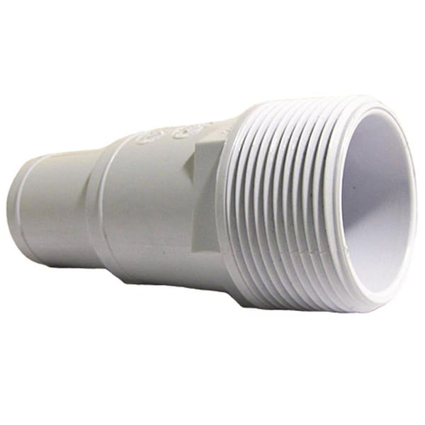 Custom Molded Products Custom Moulded Products  1.5 MPT x 1.2 in. Combo Hose Male Adapter - White - 21093000000