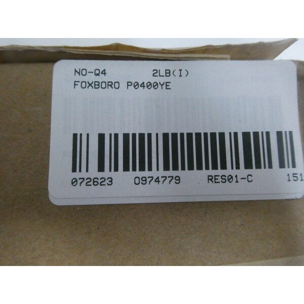 Foxboro I/A SERIES FBM04 0-20MA I/O MODULE - P0400YE