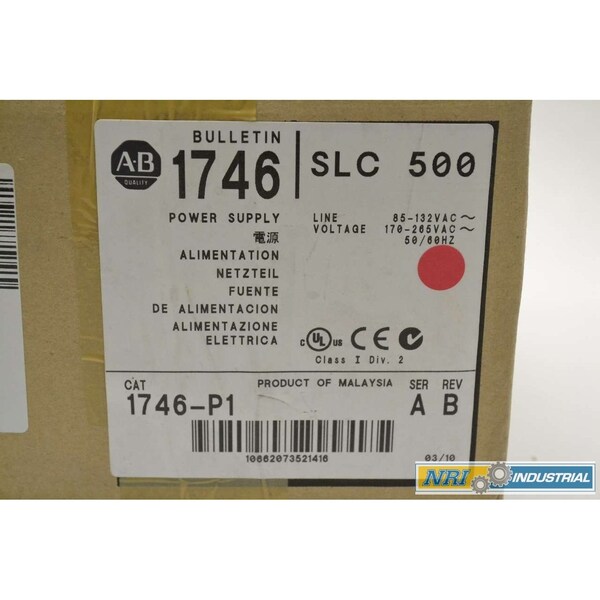 Allen Bradley ALLEN BRADLEY 1746-P1 - 1746-P1