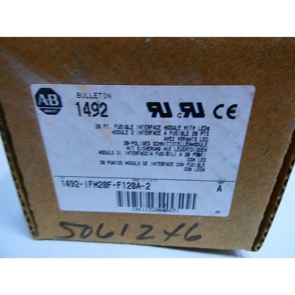 Allen Bradley 20Pt Fusible Interface Ser A Other Plc And Dcs Module - 1492-IFM20F-F120A-2