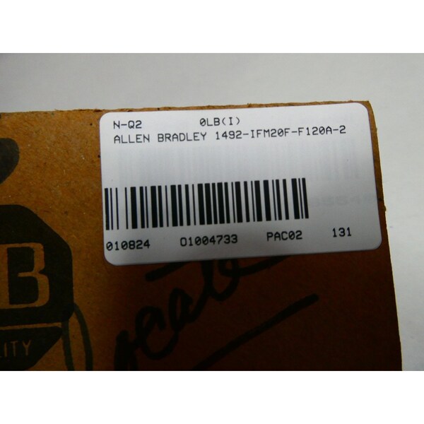 Allen Bradley 20Pt Fusible Interface Ser A Other Plc And Dcs Module - 1492-IFM20F-F120A-2