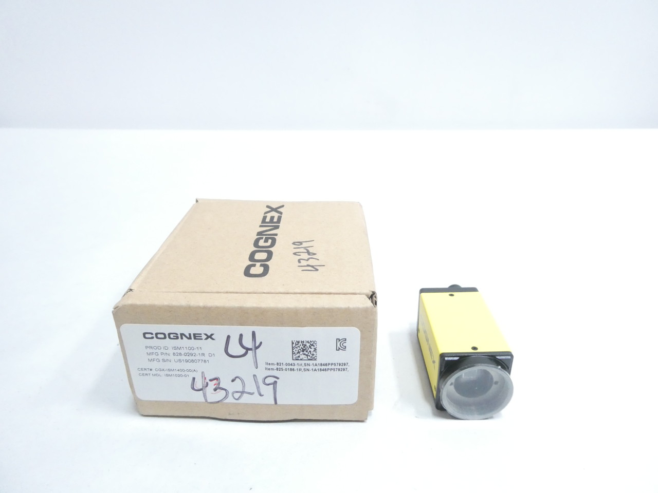 COGNEX ISM1100-11 825-0186-1RN INDUSTRIAL CAMERA OTHER ELECTRICAL COMPONENT