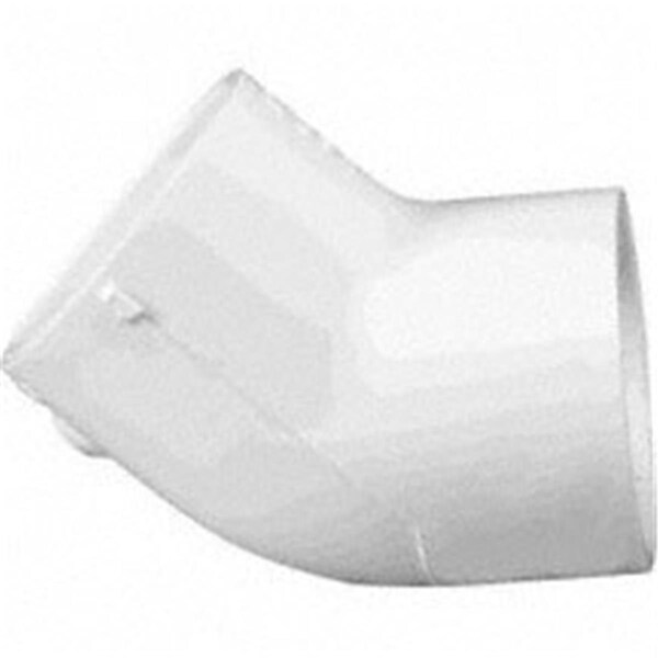 Westlake Pipe & Fittings 2.5 in. PVC 45 deg Elbow Adapter Female Socket - PV417025