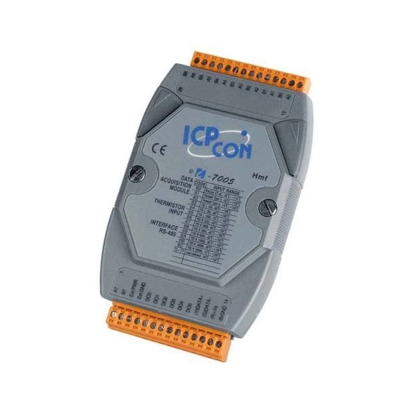 Icp Das 8-channel Thermistor Input and 6-channel Alarm Output Module - I-7005