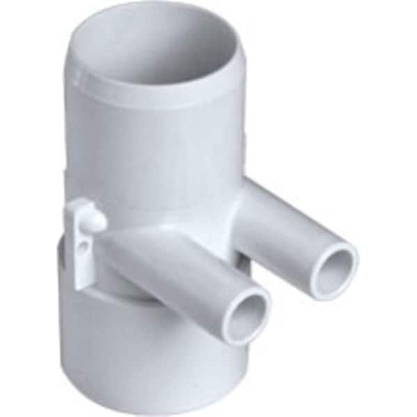 Waterway 2 SHR x 2 SHR Socket x 0.75 in. SB PVC ShurGrip II Manifold - 2 Ports - 672-7600