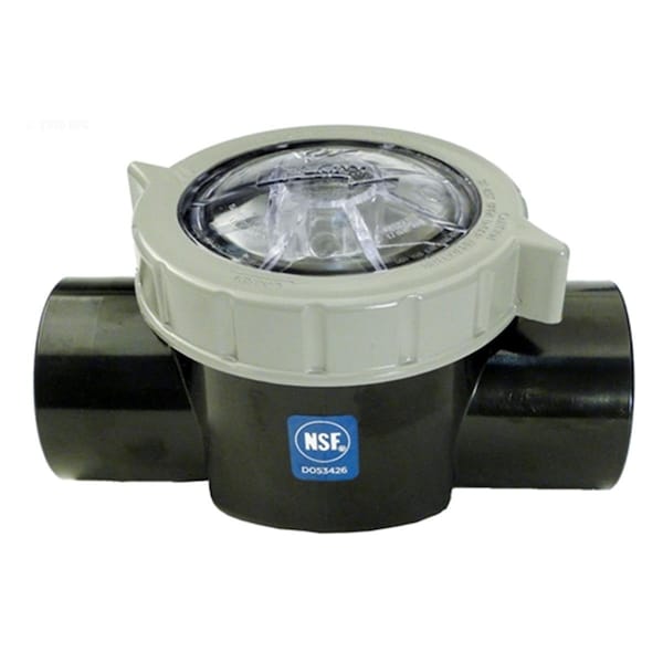 Waterway Plastics 2 in. Splip 2.5 in. Spigot Service Swing Valve Assembly Street - WW6007010B