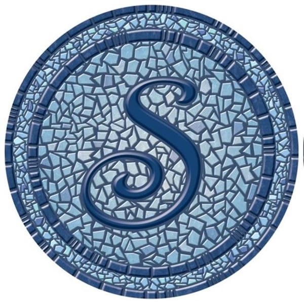 Lamatek Lamatek 67B00-0043S 59 in. dia. Monogram Mosaic Poolsaic Mat- S - 67B00-0043S