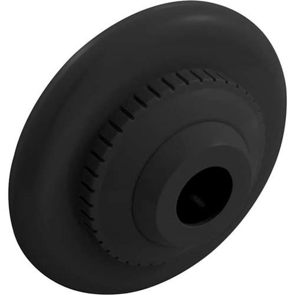 Duke Cannon Custom Molded  0.75 x 1.5 in. Directional Flow Outlet Stream with Extension Flange, Black - CMP25553304000