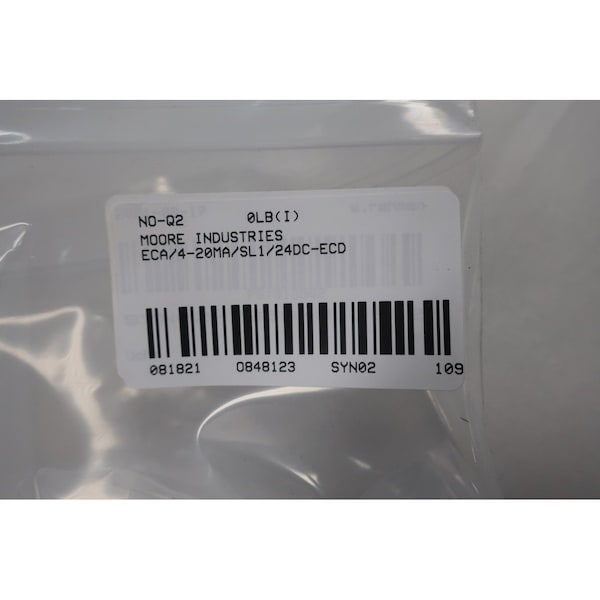 Moore Industries Alarm 250V-Ac Other Plc And Dcs Module - ECA/4-20MA/SL1/24DC-ECD