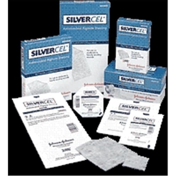 Johnson & Johnson Johnson & Johnson 53800202 Silvercel 2 x 2 Inch Antimicrobial Alginate Dressing - Pack of 5 - 53800202