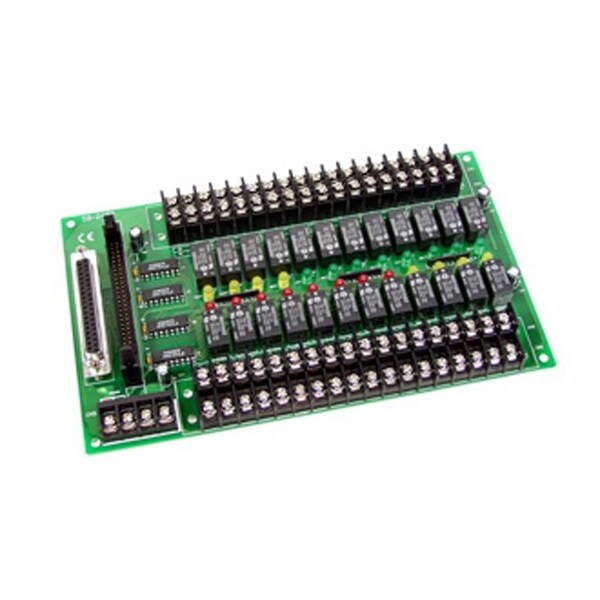 Icp Das 24 Channel OPTO-22 Compatible Relay Board with D-Sub37 connector 12V - DB-24RD/12