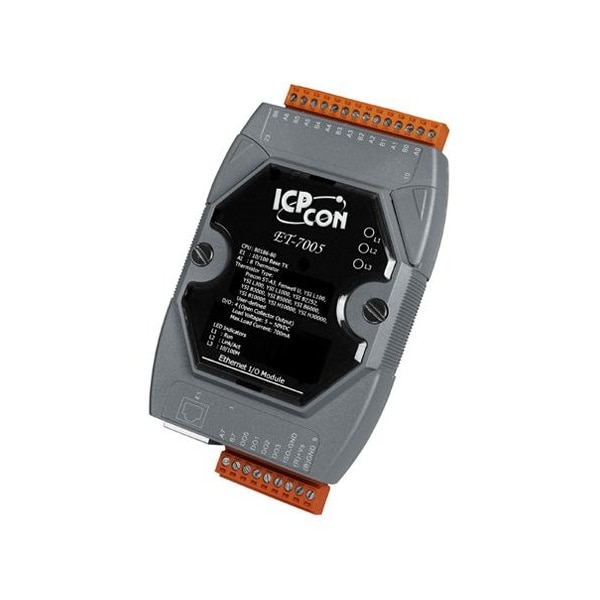Icp Das 8 channel of Thermister Inputs and 4 points of Isolated Output Module - ET-7005