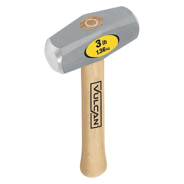 Vulcan Hammer, 3 lb Head, Drilling, Double-Striking Head, Steel Head - 34520