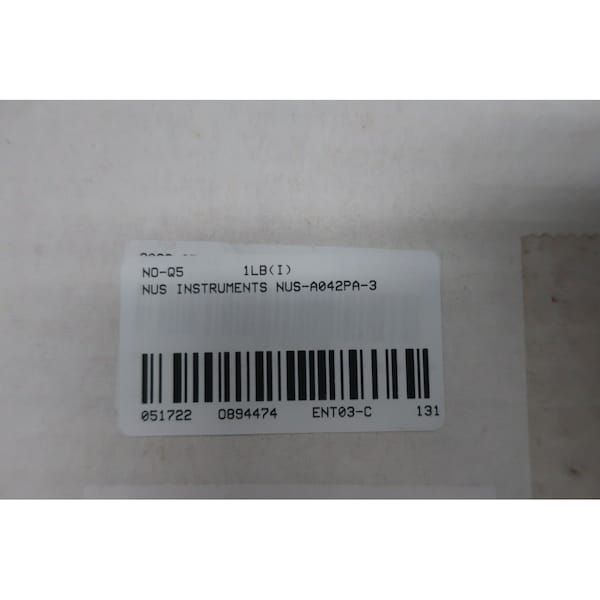 Nus Instruments Alarm Dual Other Plc and DCs Module - NUS-A042PA-3 DAM2000-745-03/N