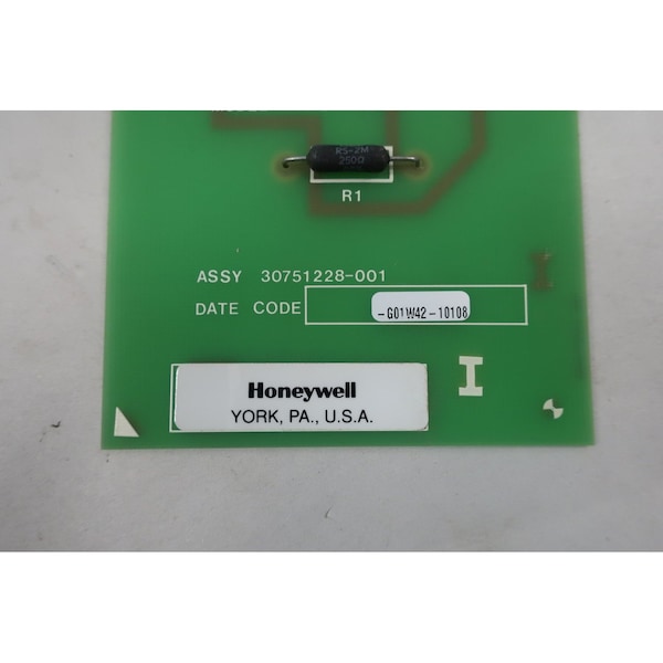 Honeywell Resistor Pcb Circuit Board - 30751228-001