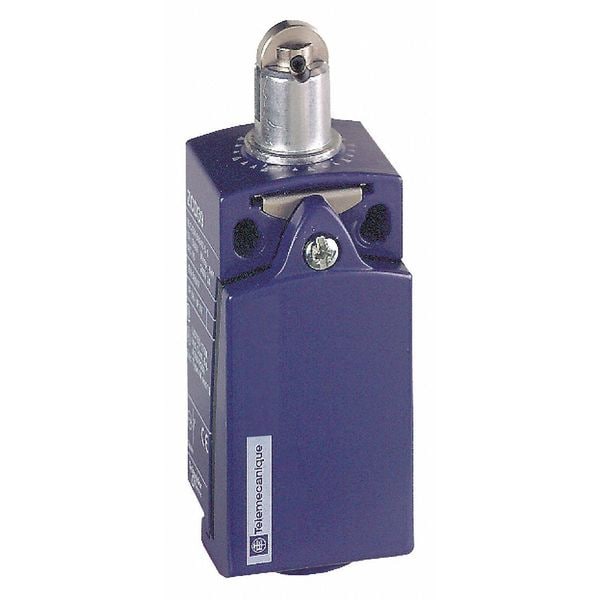 Interruptor de límite Telemecanique Sensors, émbolo, rodillo, 1NC/1NO, 10A @ 240V AC, Ubicación del actuador: Arriba - XCKD2102N12