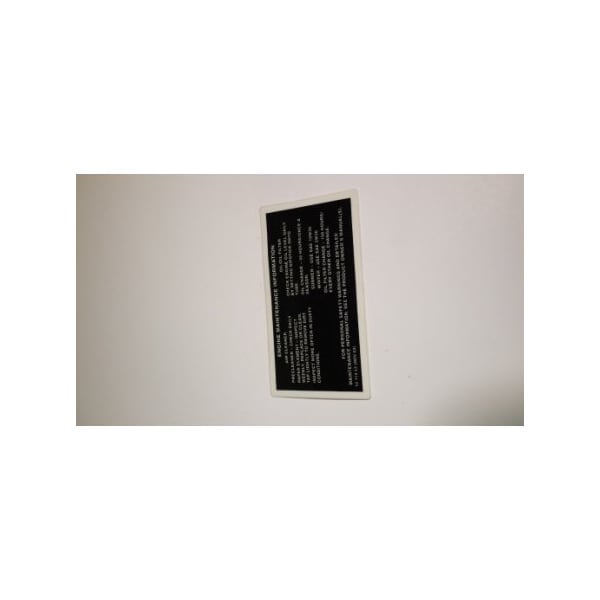 Kohler Decal Air Cleaner - 12 113 53-S