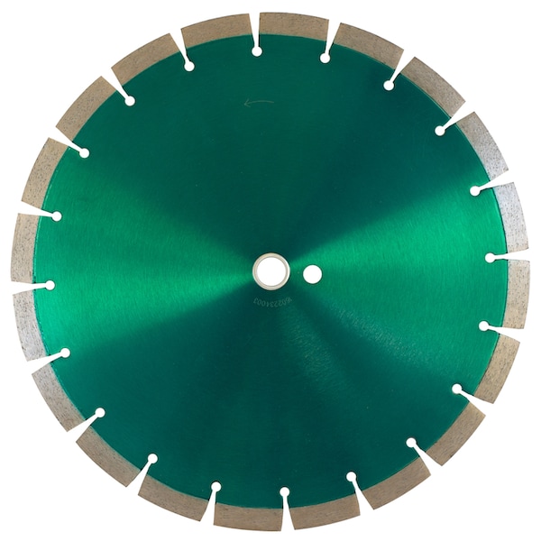 Paragon Diamond Tools 14'' x .125 x 1''(20mm)DP Green Mega-Segmented Blade - GMEGA-1415