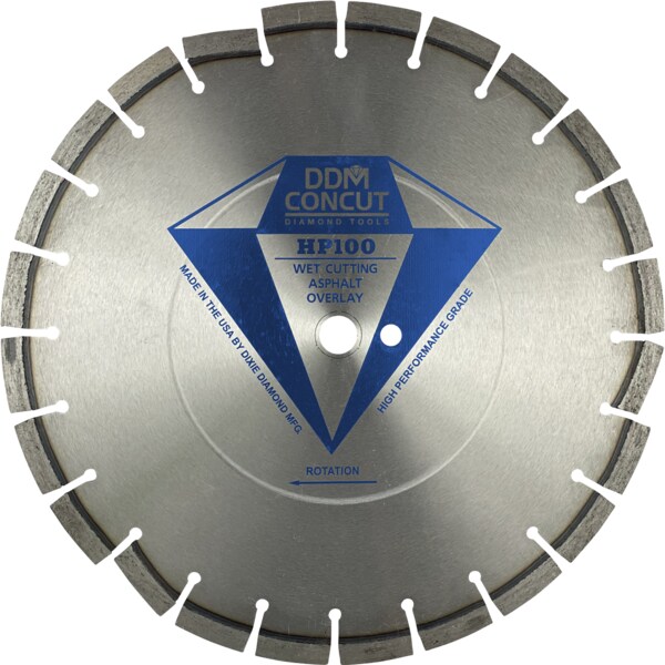 High Performance 24" x .155 x 1" OVERLAY 5-35 HP SAW - HP10024155
