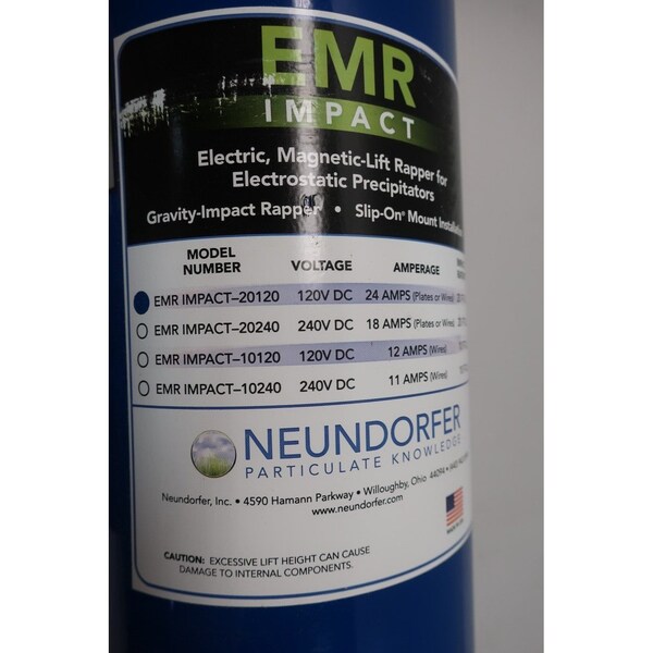 Neundorfer Gravity-Impact Rapper 120V-Dc Test Equipment - EMR IMPACT-20120